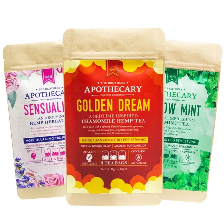 Natural Healthy CBD's CBD tea collection